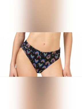 Dolfin Uglies Womend Be Happy Asymmetrical Workout Swimsuit Style Bottoms XS